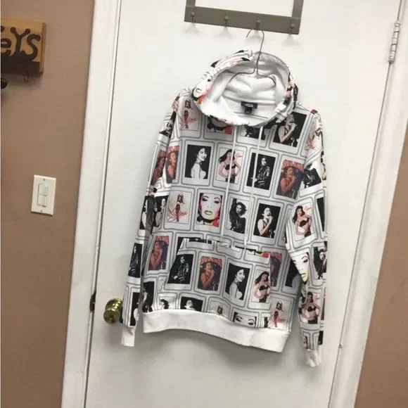 Selena AOP All Over Print Hoodie Mens size Small - Picture 9 of 11